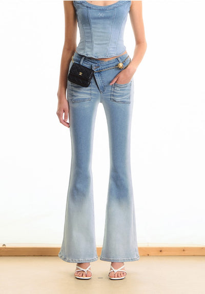 Gradient Tights Flared Jeans NOT0288