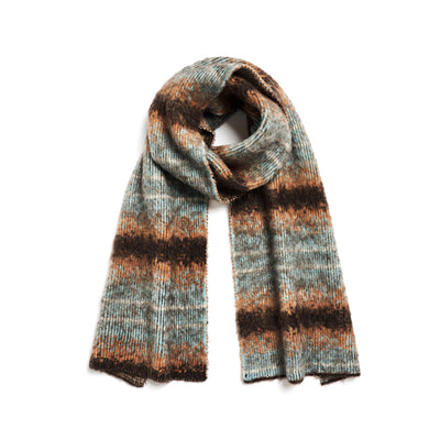 Gradient color stripe scarf WES0163