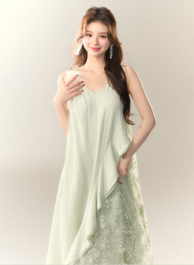 Seaside Lace Splicing Dress BBB0151