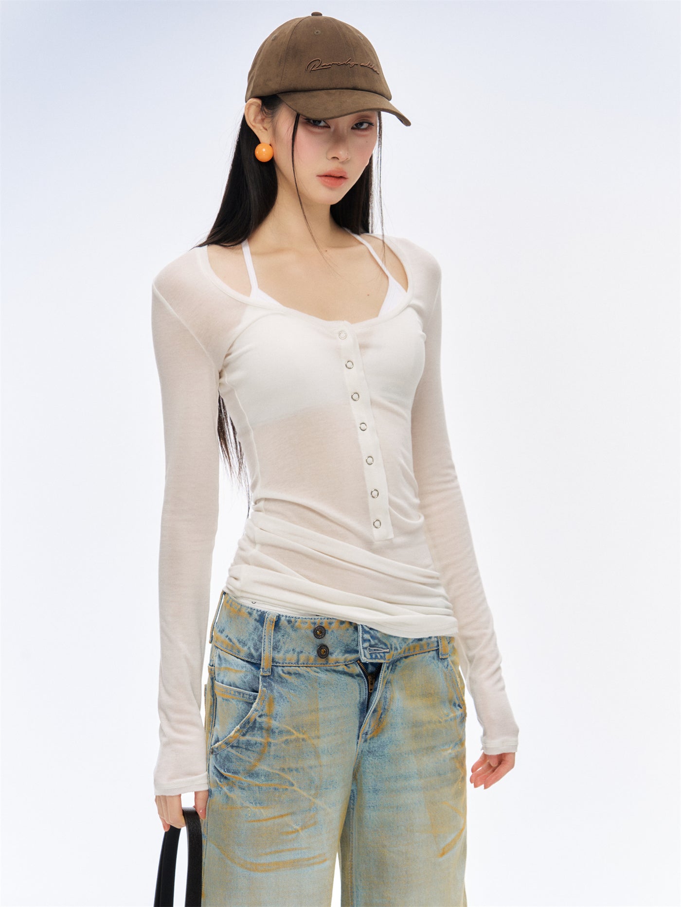 Slim Breathable Basic T-shirt CUR0198