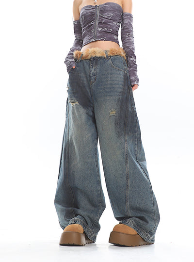 American Street Machete Wide-leg Jeans UNC0218