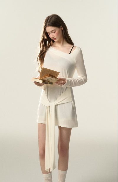 Lazy Style One Shoulder T-shirt AFF0041