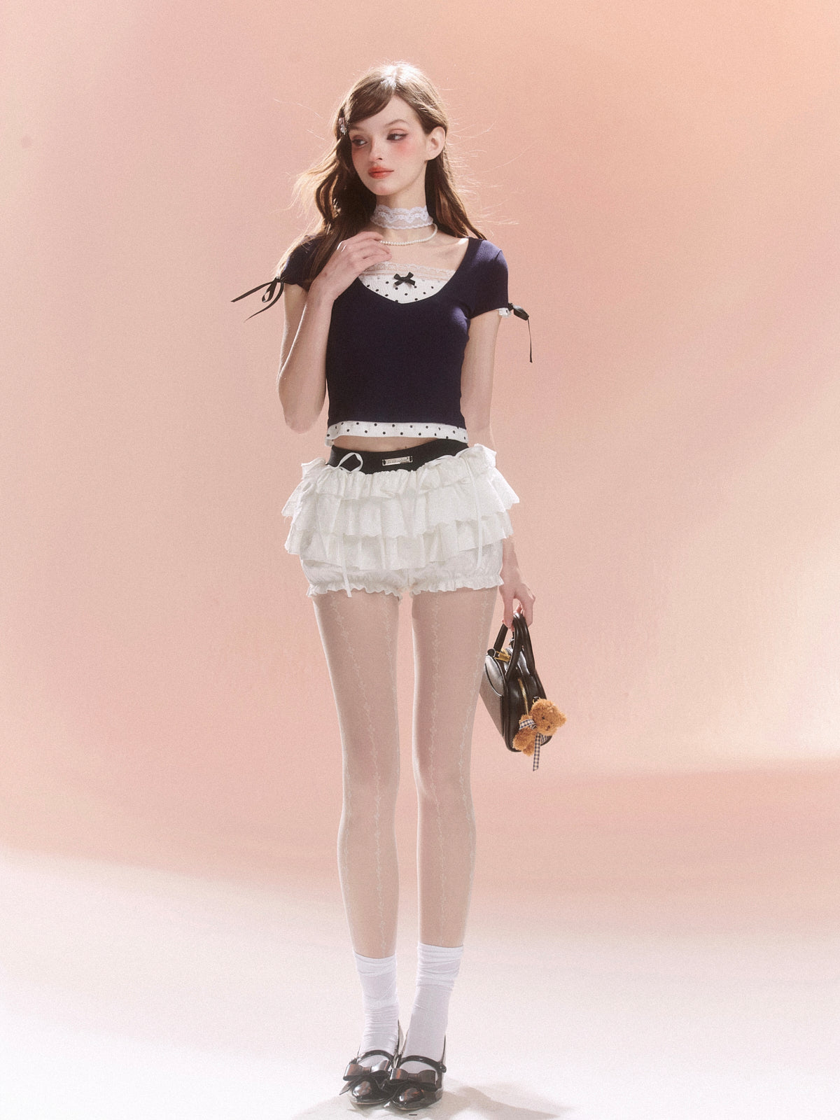 Hip-covering A-Line Slim Cake Skirt DIA0107
