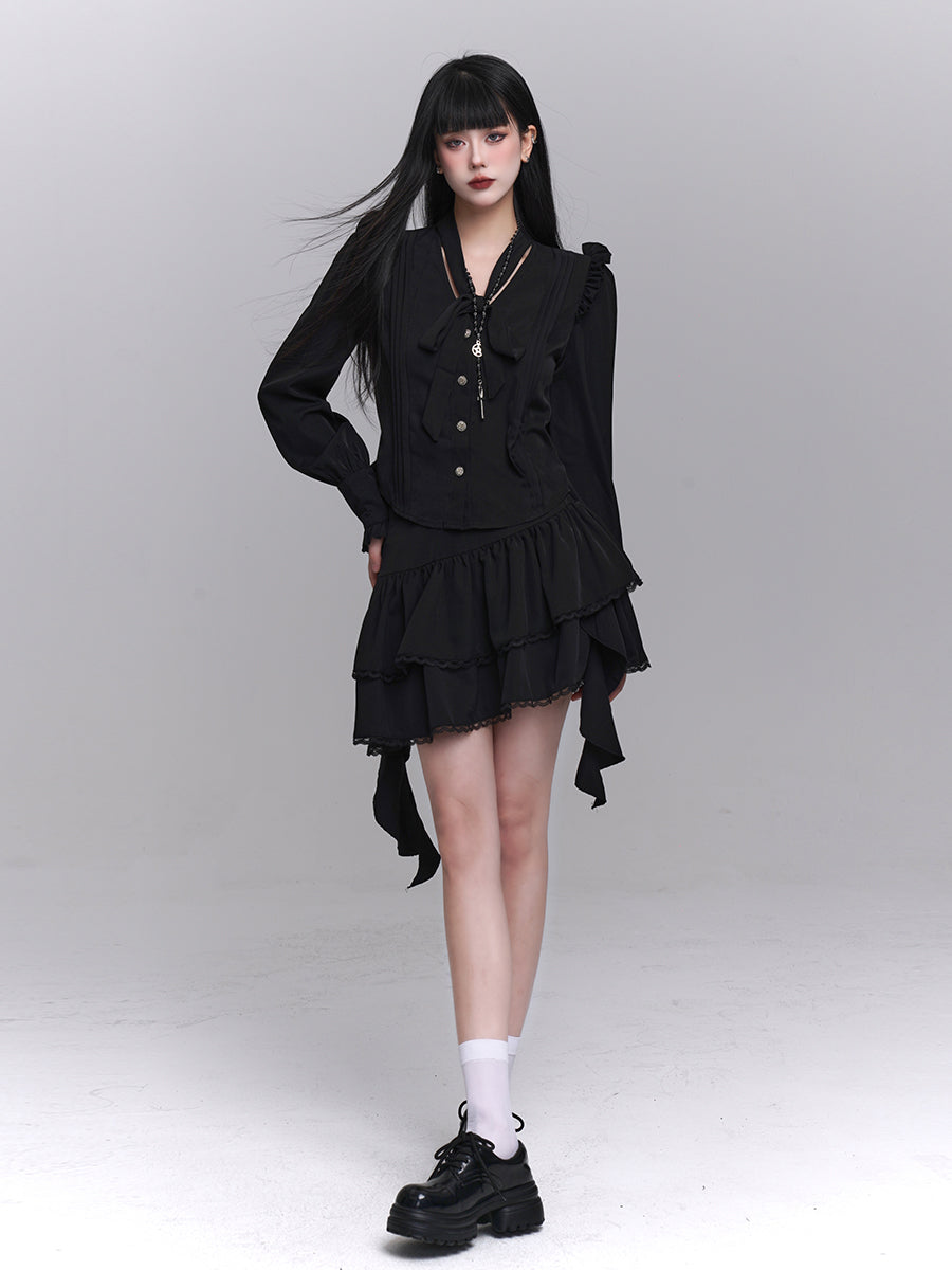 Black High-end Shirt LAD0147