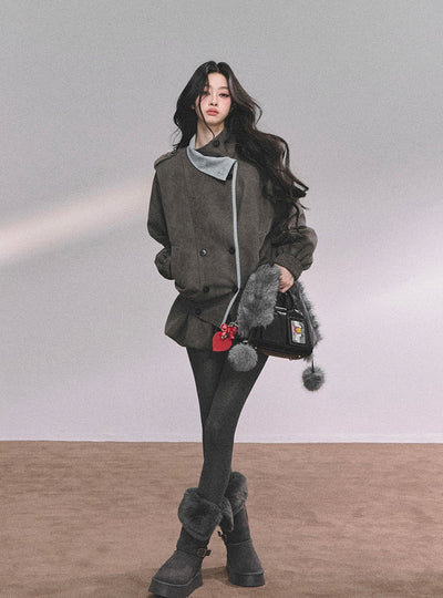 High-end Suit Jacket/Flower Shape Skirt DIA0605