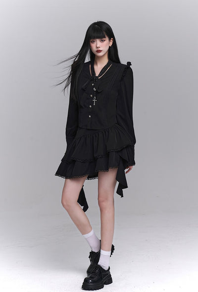Black High-end Shirt LAD0147