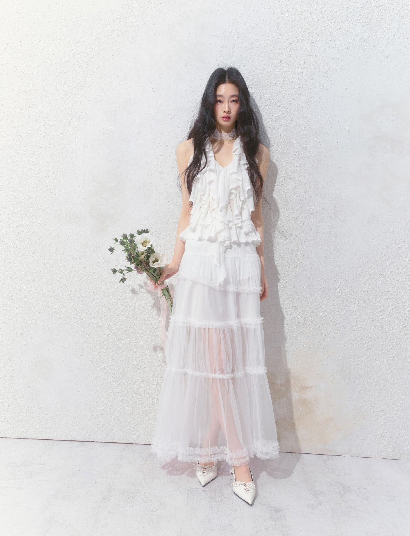 French Artistic Suspender Top/Skirt SAL0136