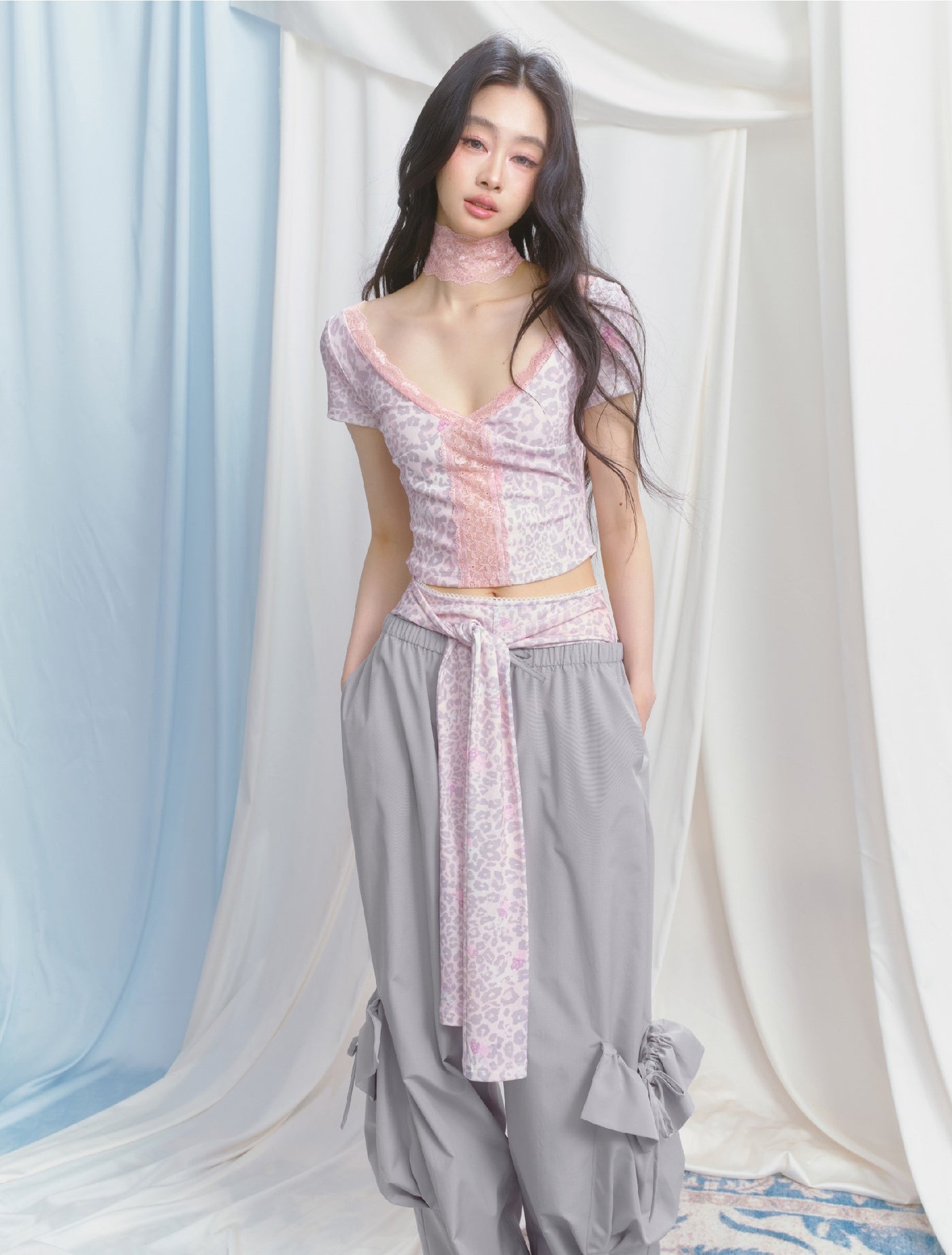 Loose Pocket Wide Leg Pants SAL0137