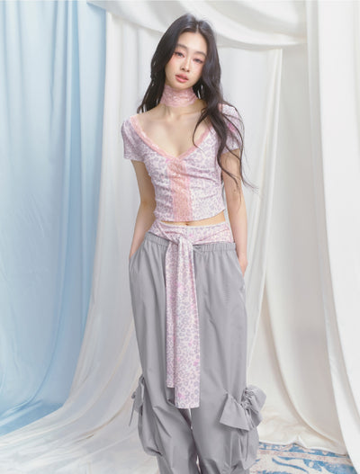 Loose Pocket Wide Leg Pants SAL0137