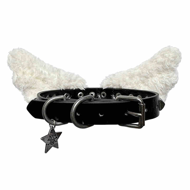 Angel wings mini belt with star charm CFI0042