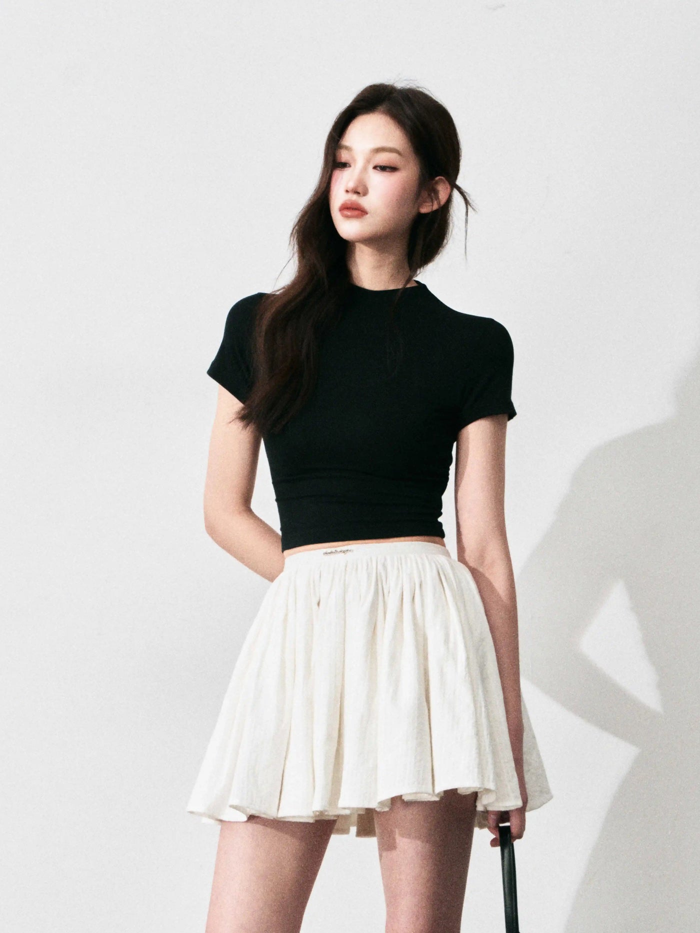 Twisted Hollow Back T-shirt LUL0127