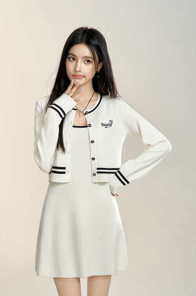 Knitted Suit High-end Dress/Cardigan MAC0084