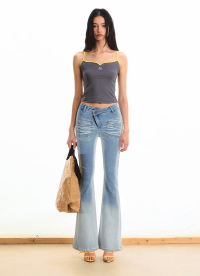 Gradient Tights Flared Jeans NOT0288