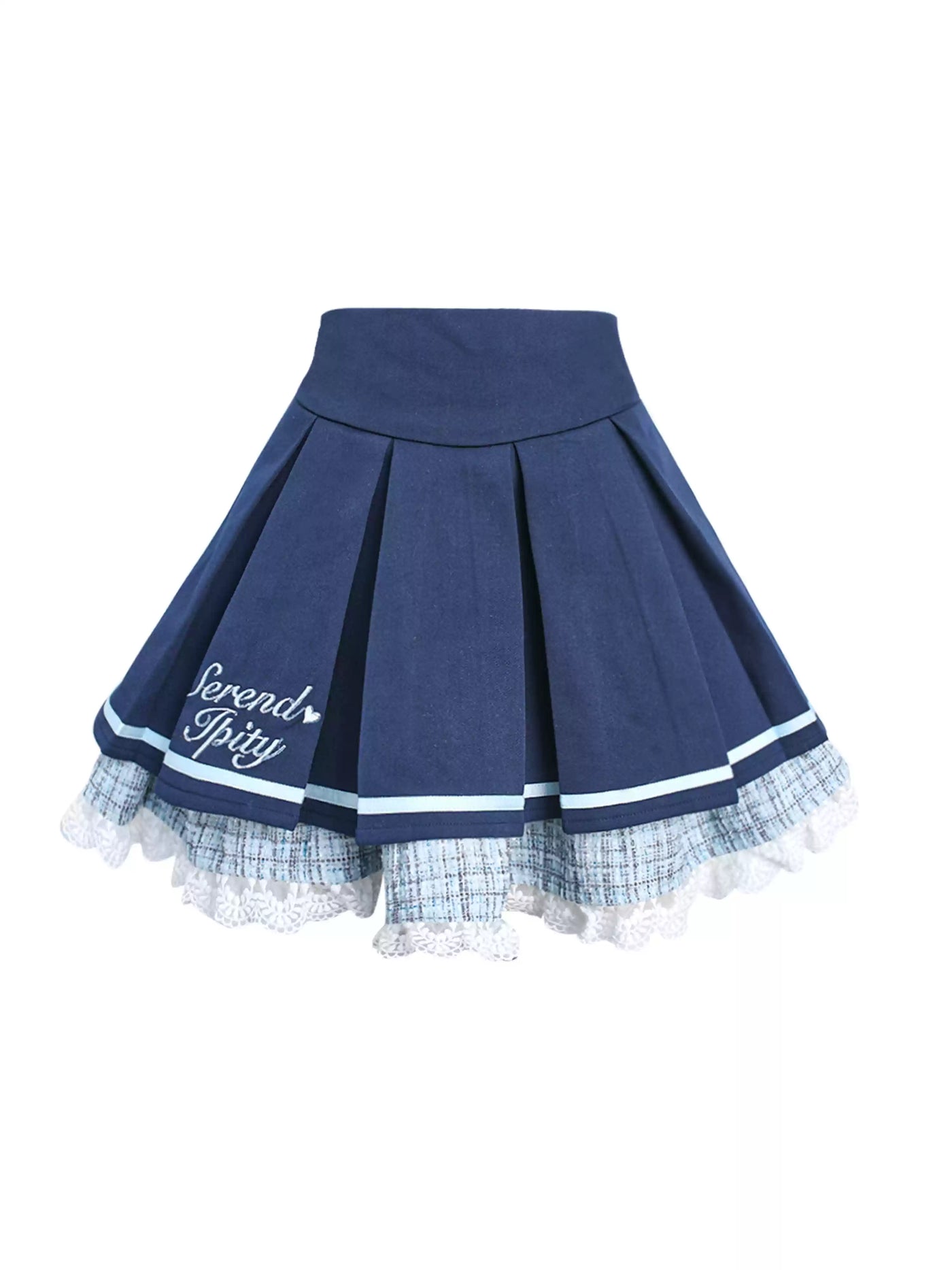 Light Blue Shirt/Blue Vest/Skirt SER0124