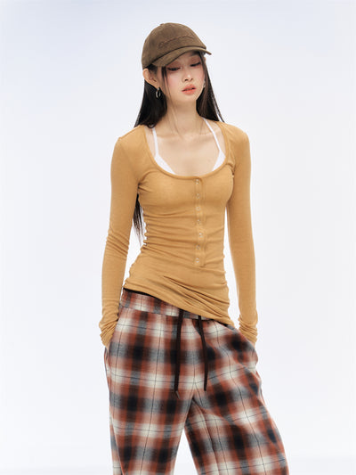 Slim Breathable Basic T-shirt CUR0198