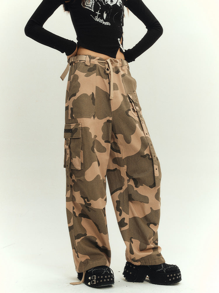 camouflage multi-pocket trousers KIN0104