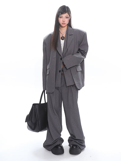 Fake Two-piece Classic Jacket/Pants UNC0234