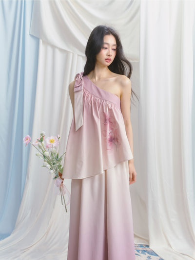 Camellia Gradient Niche Dress SAL0140