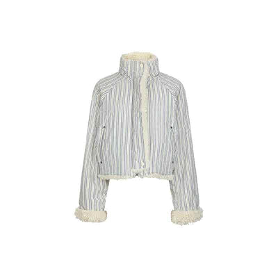 Boa reversible thick cotton short jacket WOO0126