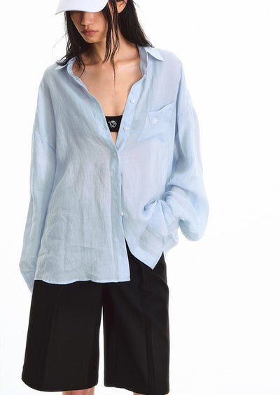 Natural Casual Loose Thin Shirt NOT0292