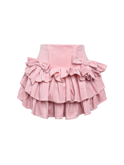 Rose Pink Cake Skirt SER0118