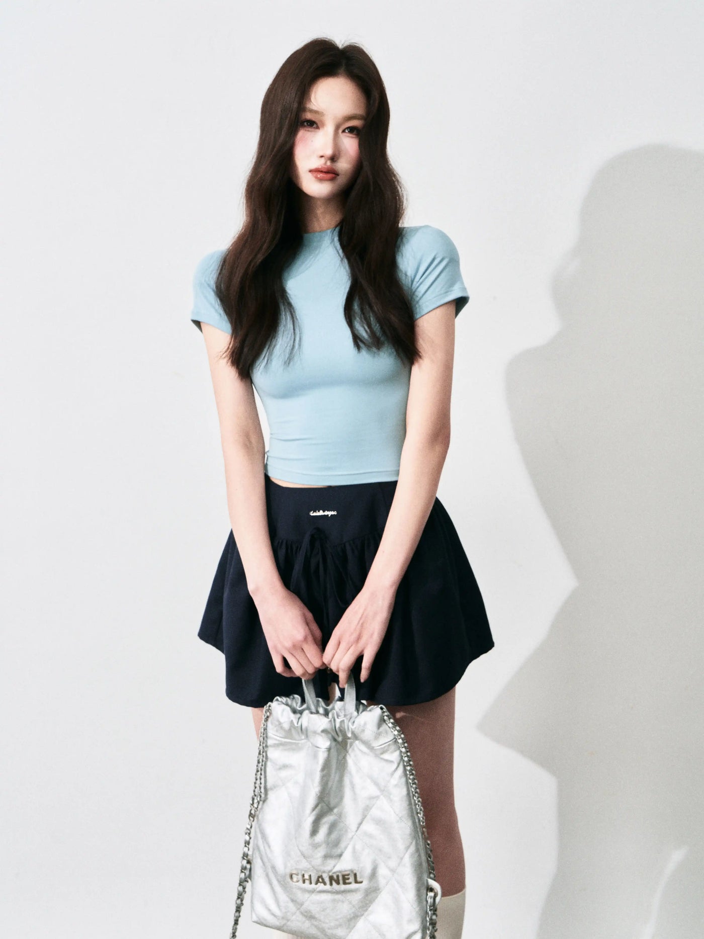 Twisted Hollow Back T-shirt LUL0127