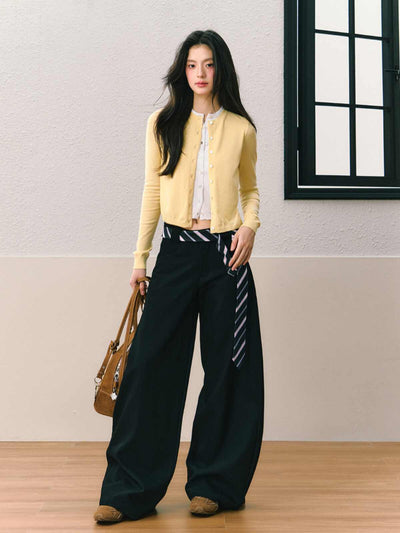 Wide Leg Casual Balloon Silhouette Pants SHI0072