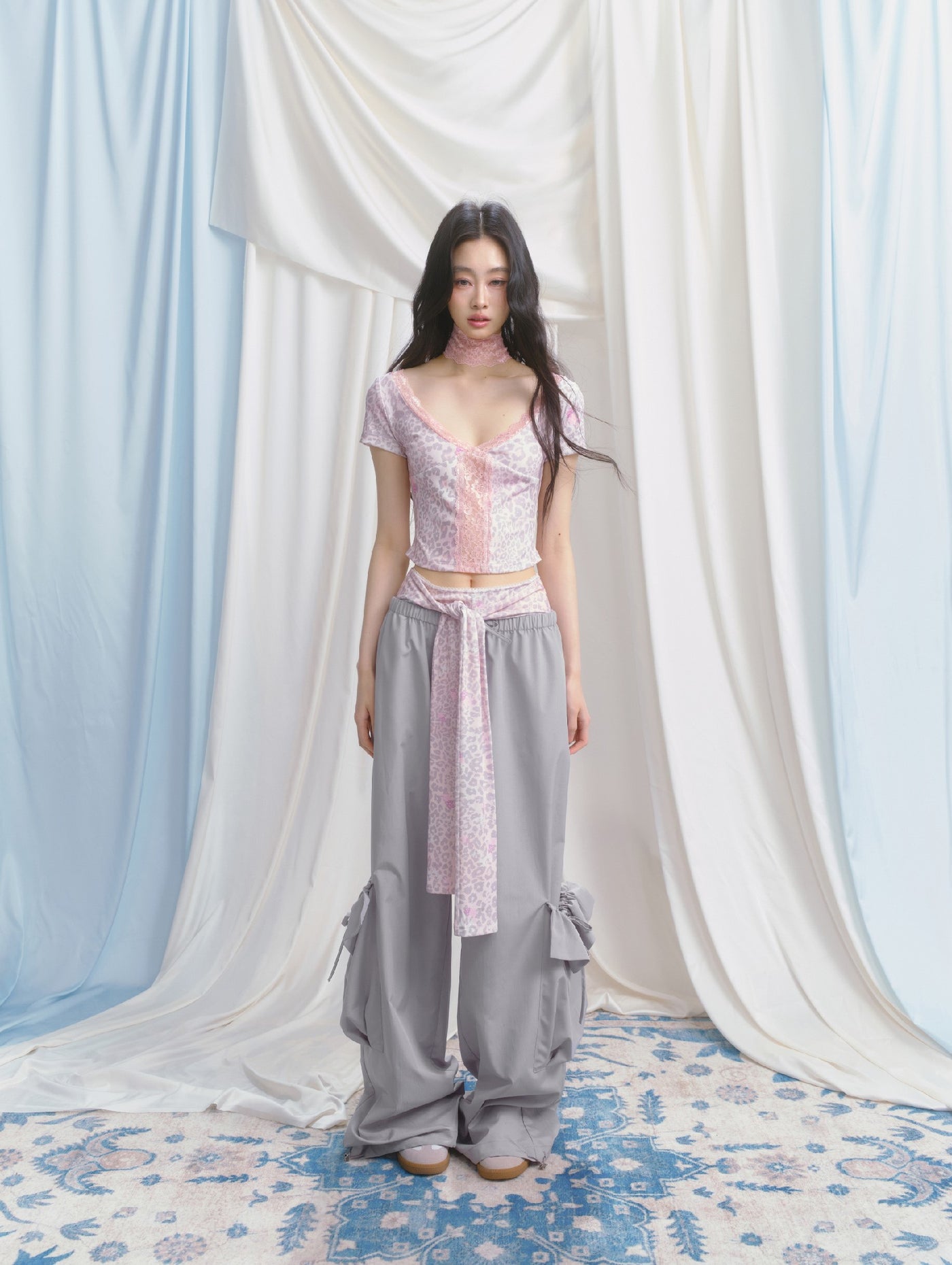 Loose Pocket Wide Leg Pants SAL0137