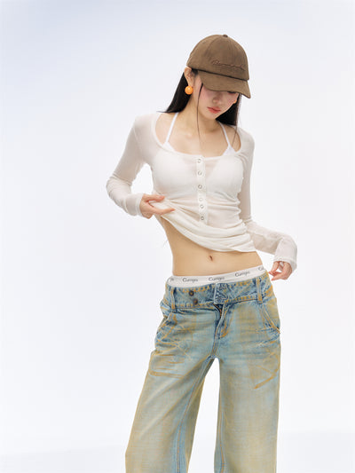 Slim Breathable Basic T-shirt CUR0198