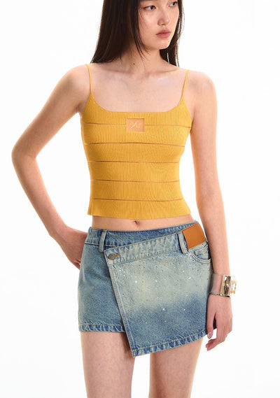 Beaded Striped Slim-fit Camisole NOT0286