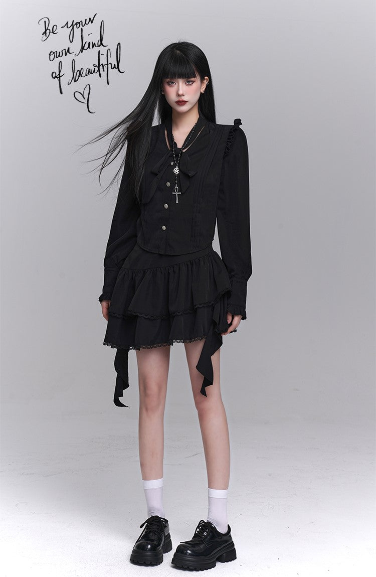 Black High-end Shirt LAD0147