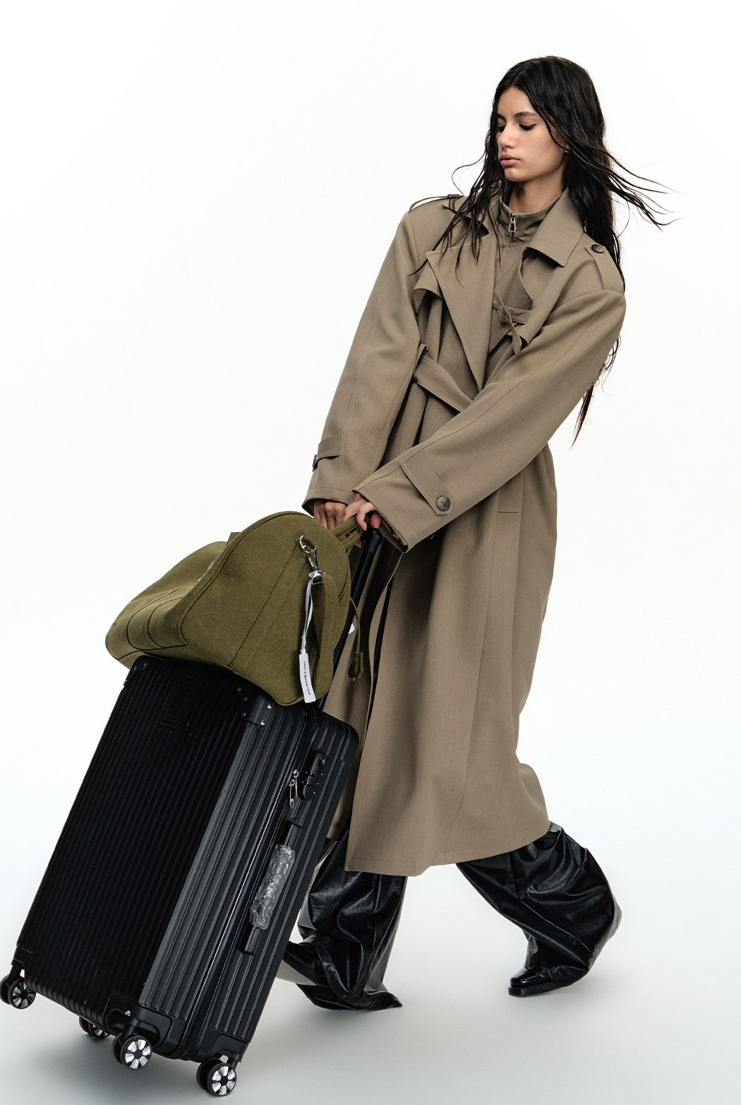 Lapel Trench Suit Coat WES0202