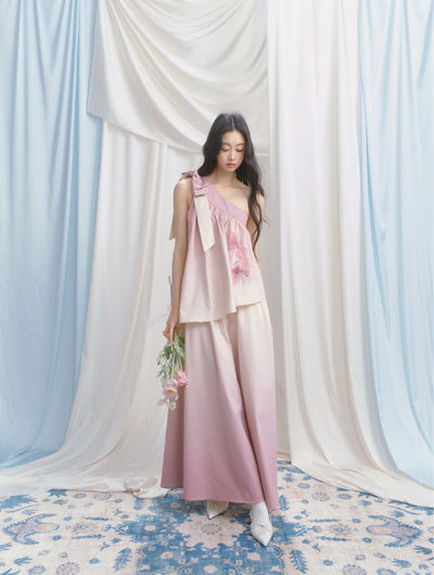 Camellia Gradient Niche Dress SAL0140