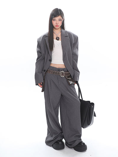 Fake Two-piece Classic Jacket/Pants UNC0234