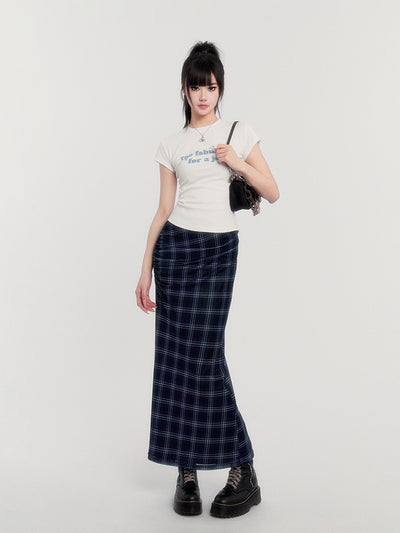 Print Round Neck Slim T-shirt VOC0361