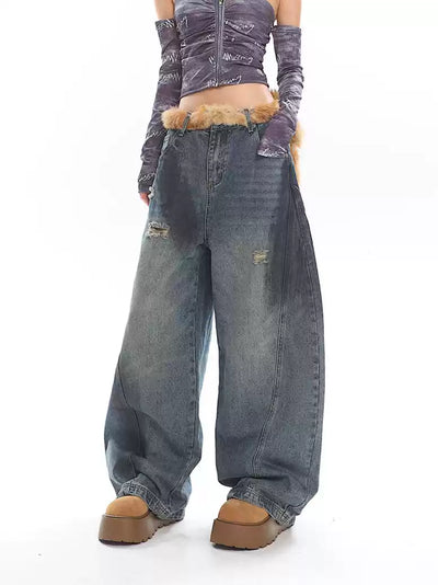 American Street Machete Wide-leg Jeans UNC0218