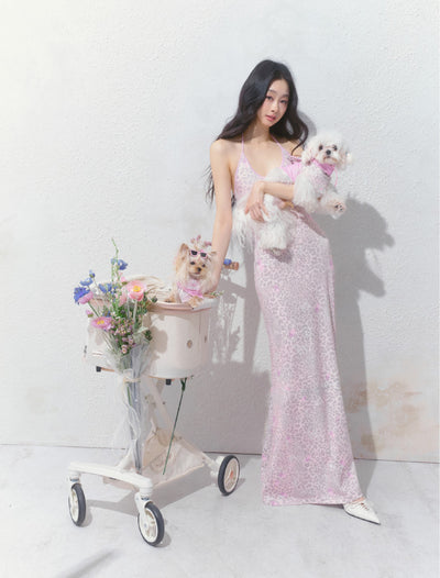Halter Neck Backless Slim Dress SAL0142