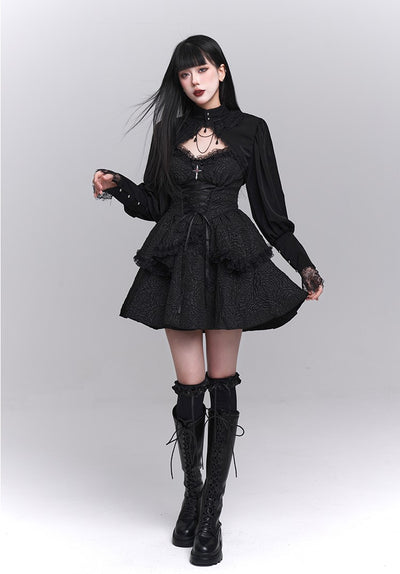 Gothic Style Suspender Dress/Waistcoat LAD0155