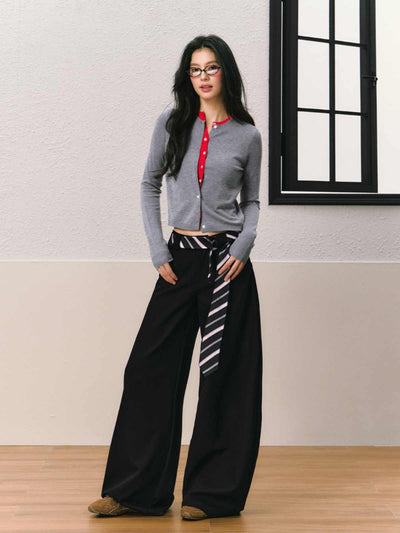 Wide Leg Casual Balloon Silhouette Pants SHI0072