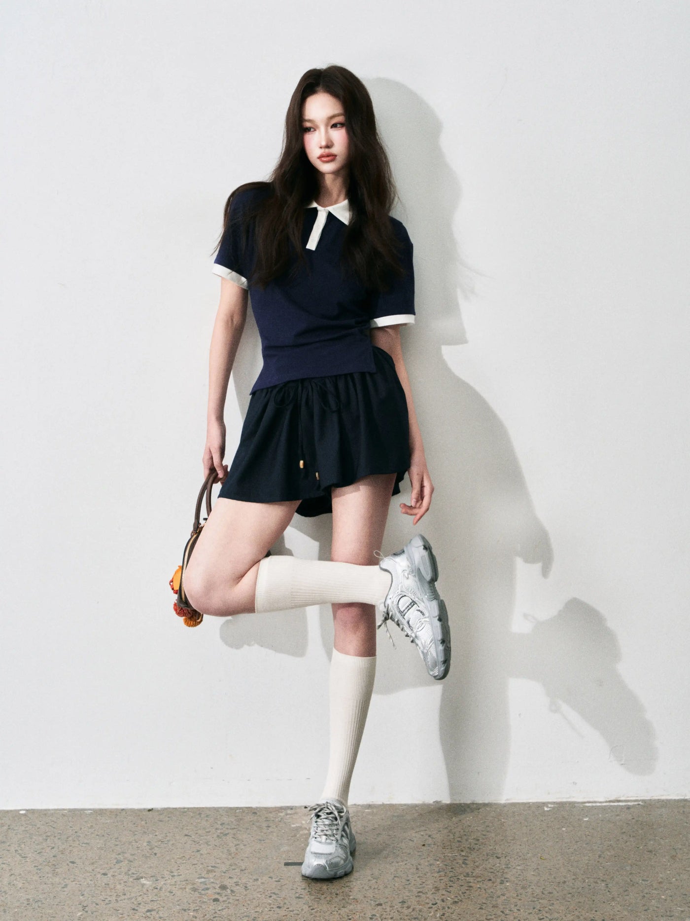 Drawstring Puffy Skirt LUL0130