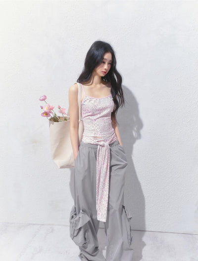 Loose Pocket Wide Leg Pants SAL0137