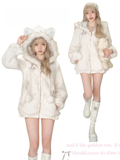 Snow Cat Ear Jacket SER0113