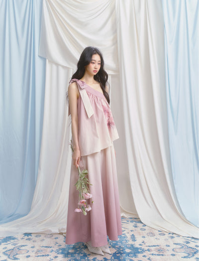 Camellia Gradient Niche Dress SAL0140