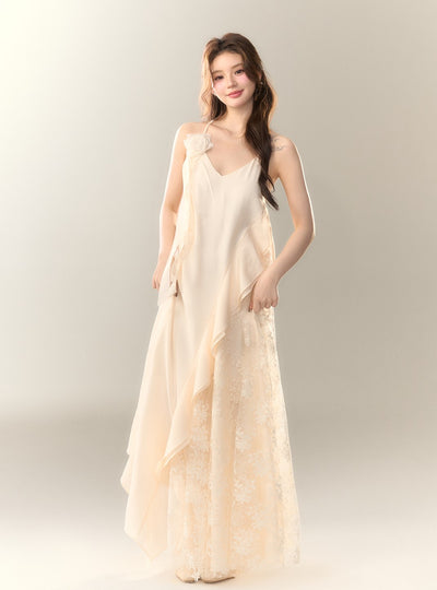 Seaside Lace Splicing Dress BBB0151