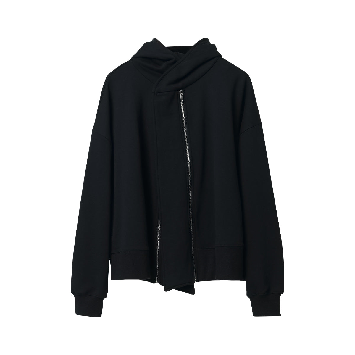 Multiple Ways Zipper Hooded Sweatshirt Jacket FUN0042