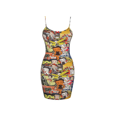 Betty Design Camisole Tight Dress WOO0018