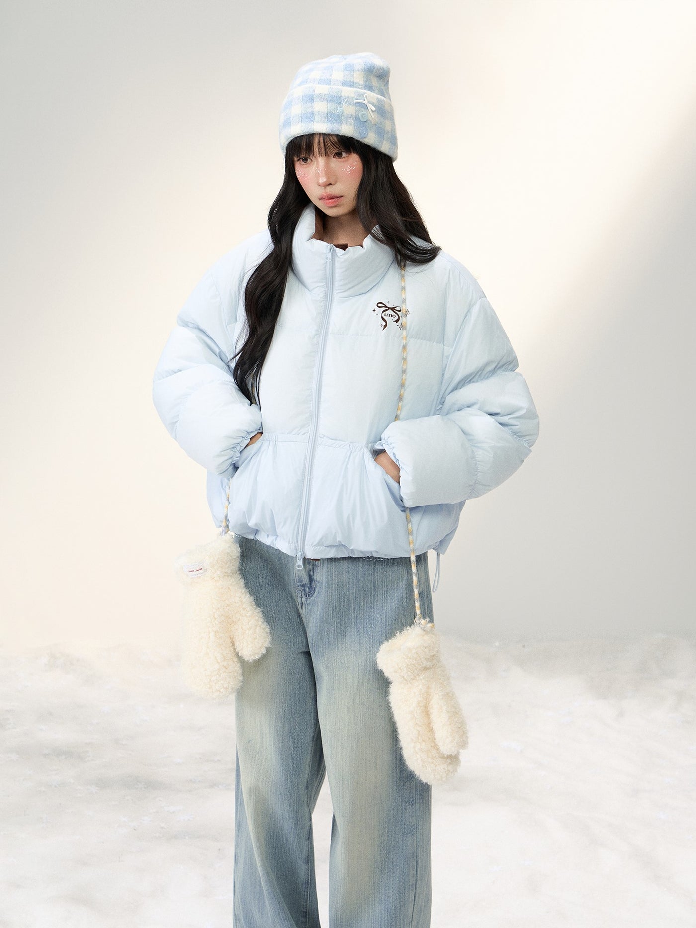 Stand Collar Short Down Jacket NTO0252