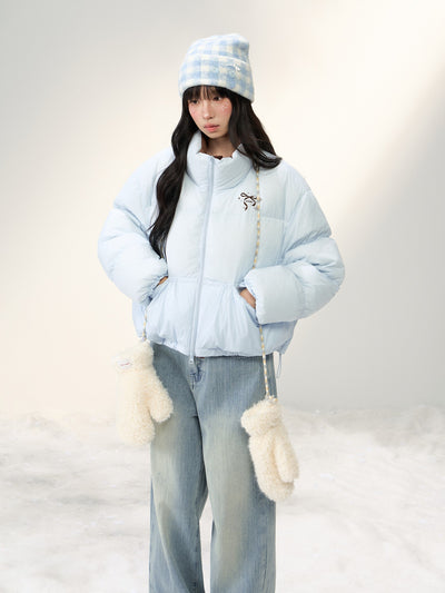 Stand Collar Short Down Jacket NTO0252