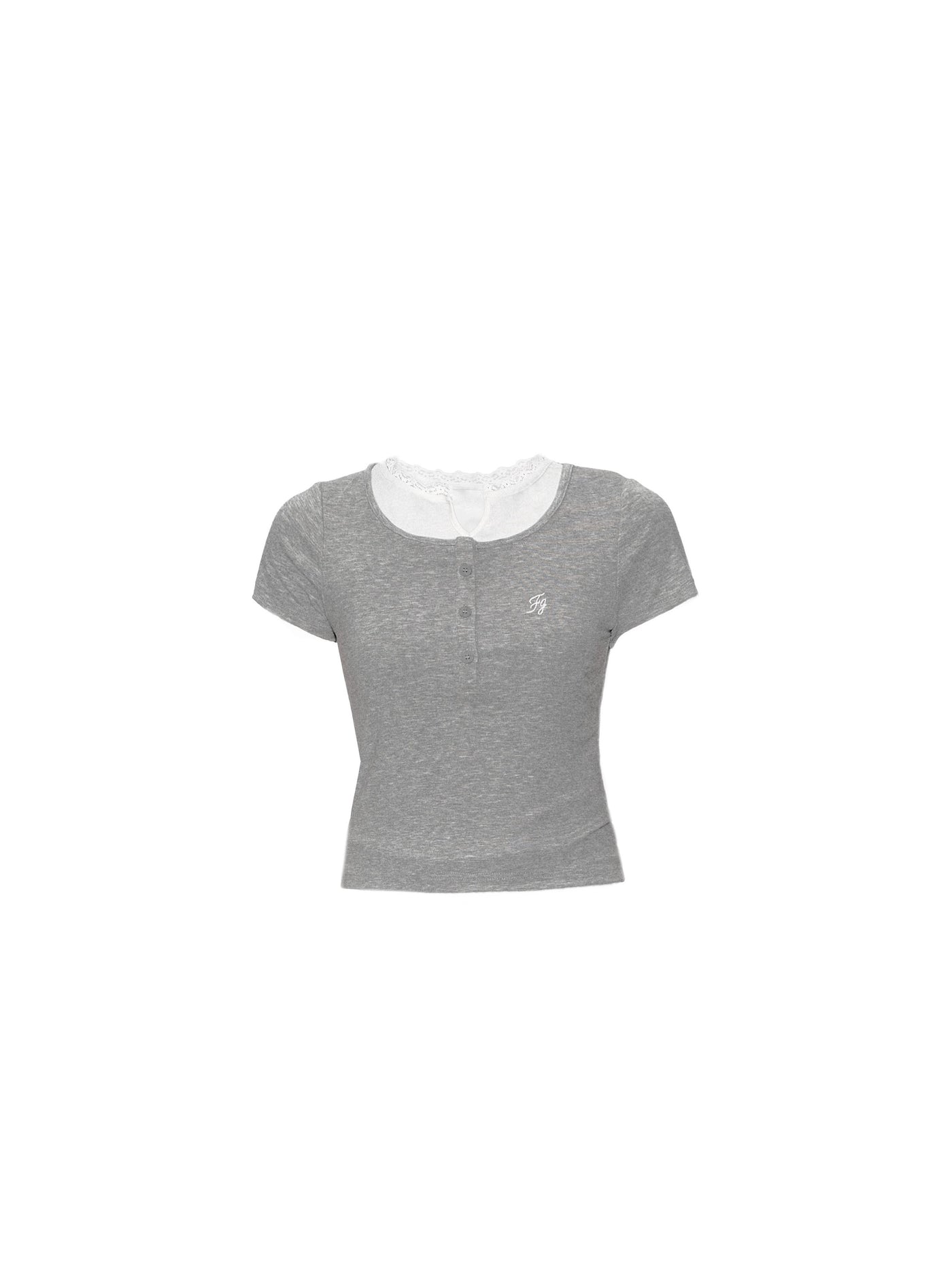 Short-sleeved T-shirt/Flower Bud Skirt FRA0362