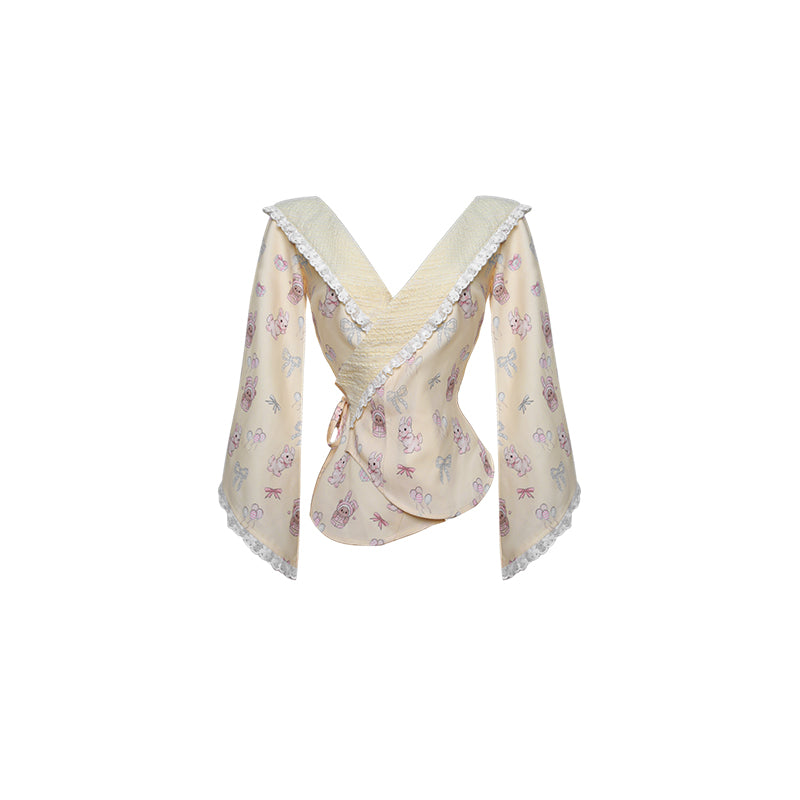 Yellow Kimono Top/Suspender Cake Skirt SER0140